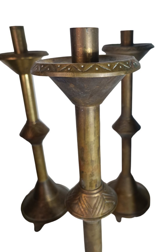 Church Altar Candleholders, Set of 3