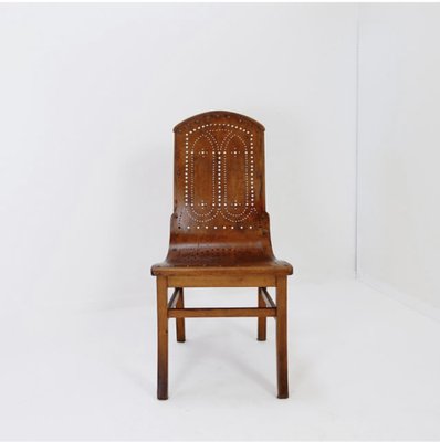 Church Chairs with Perforated Plywood, 1928-NYF-2043274