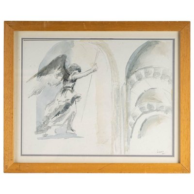 Church Interior With an Angel-WFS-915366