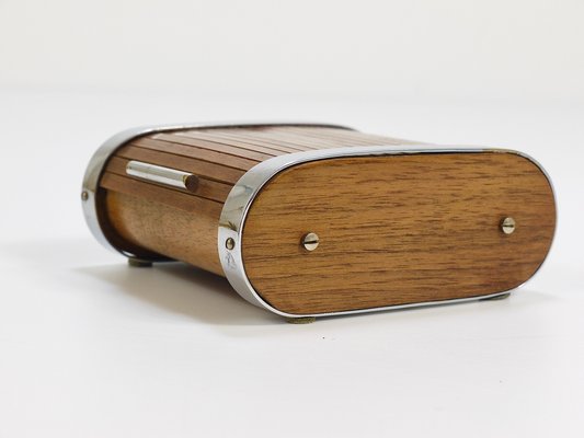 Cigarette Dispenser with Roll Top attributed to Carl Auböck, Austria, 1930s-MWV-1787373