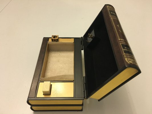 Cigarette Storage Box with Music Box and Lighter, 1970s-WQQ-693224