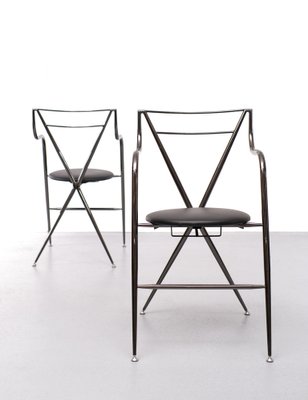 Cinderella Folding Chairs by Hiroyuki Yamakado, 1987, Set of 2-GCG-1406455