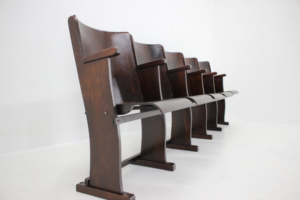 Cinema Bench attributed to Ton, Czechoslovakia, 1960s-TZ-1372255