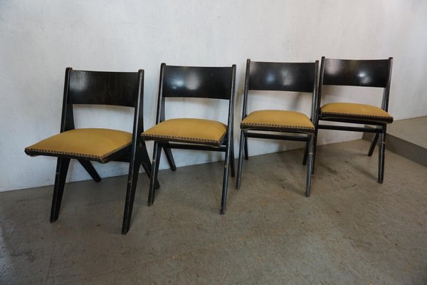 Cinema Chairs, 1950s, Set of 4-GPQ-1359061