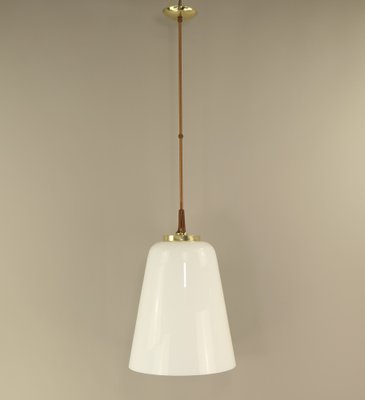 Cinema Foyer Glass Lamp, Italy, 1960s-KDB-1805408