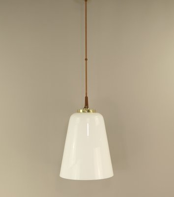 Cinema Foyer Glass Lamp, Italy, 1960s-KDB-1805408