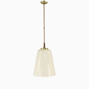 Cinema Foyer Glass Lamp, Italy, 1960s-KDB-1805408