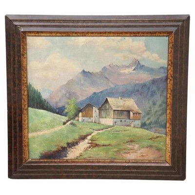 Cino Bozzetti, Italian Landscape, 1937, Oil on Board, Framed-DCO-1361984