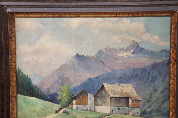 Cino Bozzetti, Italian Landscape, 1937, Oil on Board, Framed-DCO-1361984