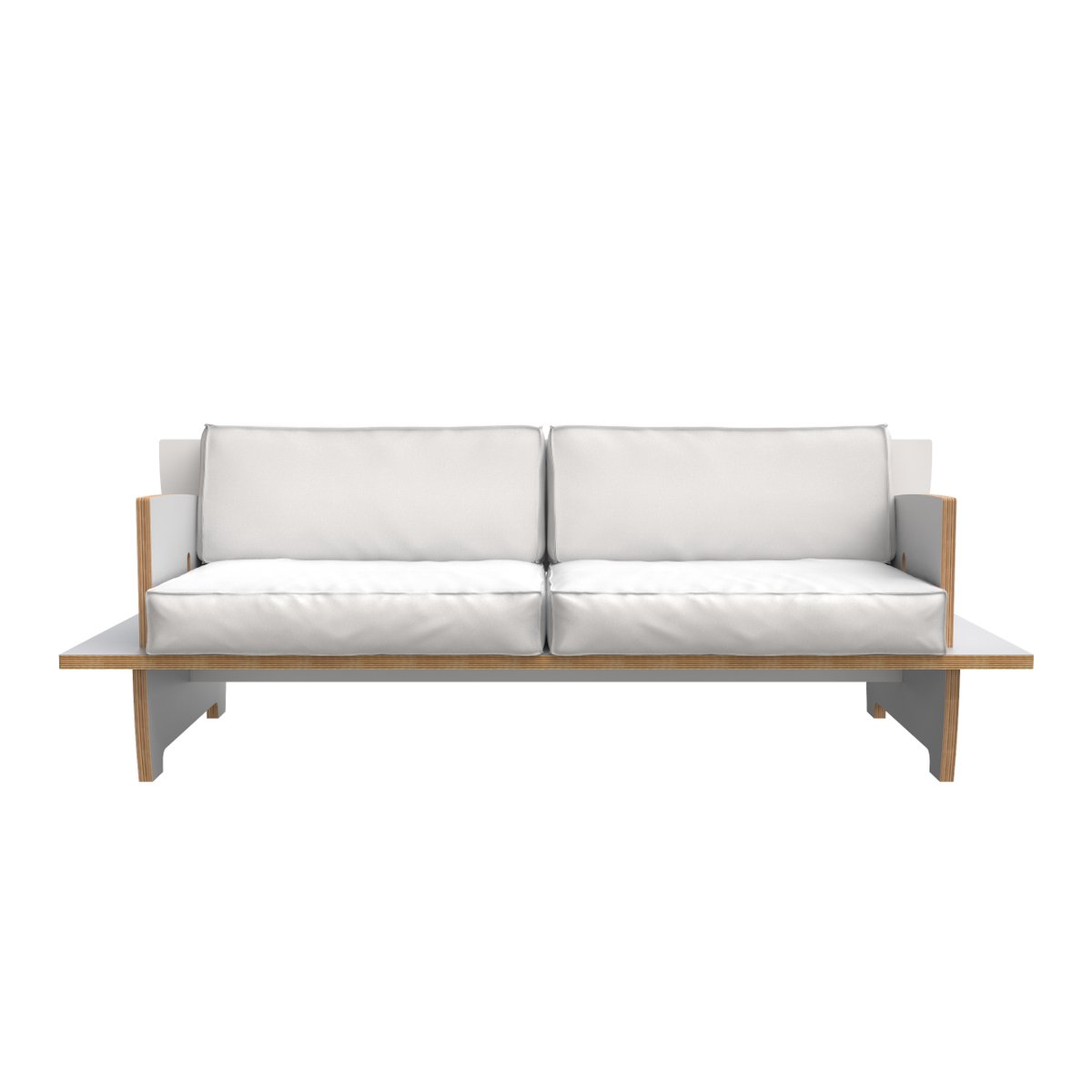 CINQUE Sofa White by Gio Aio Design