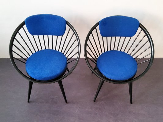 Circle Chairs by Yngve Ekström for Swedese, 1960s, Set of 2-NV-1095733