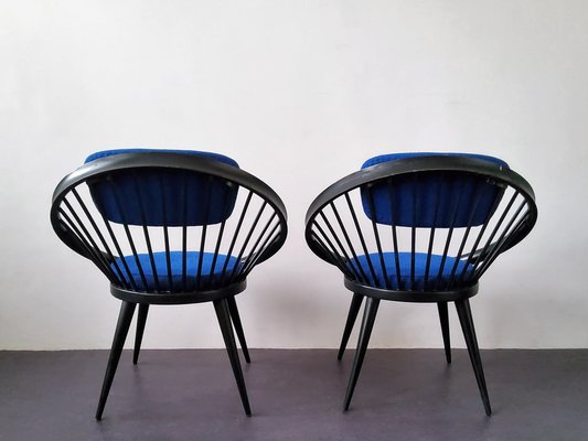 Circle Chairs by Yngve Ekström for Swedese, 1960s, Set of 2-NV-1095733