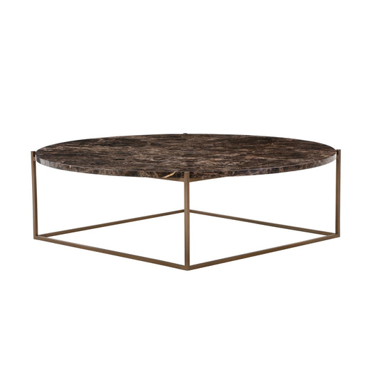 Circle Coffee Table Ø100 by Wendelbo #Emperador Marble