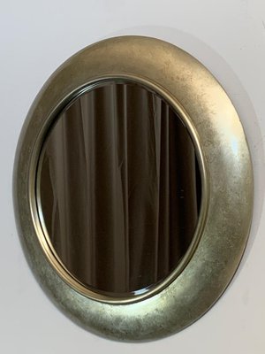 Circular Beveled Mirror with Frame, 1990s-IJR-1395135