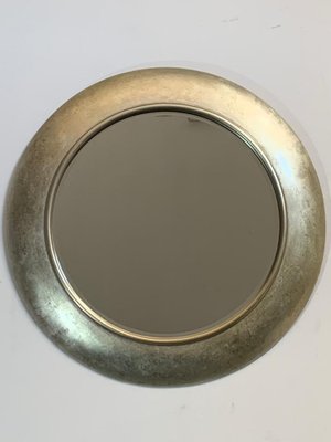 Circular Beveled Mirror with Frame, 1990s-IJR-1395135