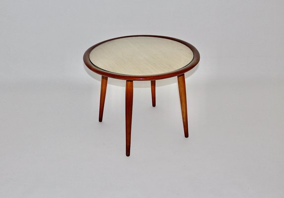 Circular Coffee Table or Side Table by Max Kment for Kunstgewerbliche Werkstätten, 1950s-NB-1143411