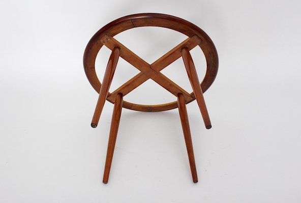 Circular Coffee Table or Side Table by Max Kment for Kunstgewerbliche Werkstätten, 1950s-NB-1143411