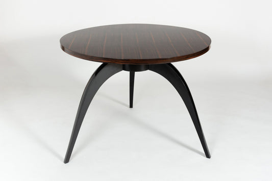 Circular Macassar Game Table, 1930s