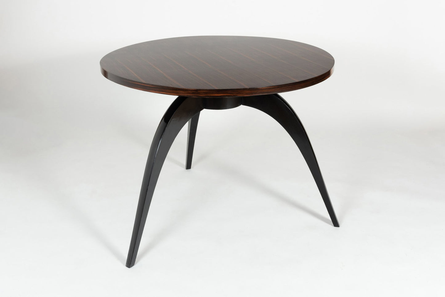 Circular Macassar Game Table, 1930s