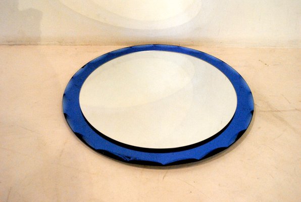 Circular Mirror from Cristal Art, 1950s-JQO-765305