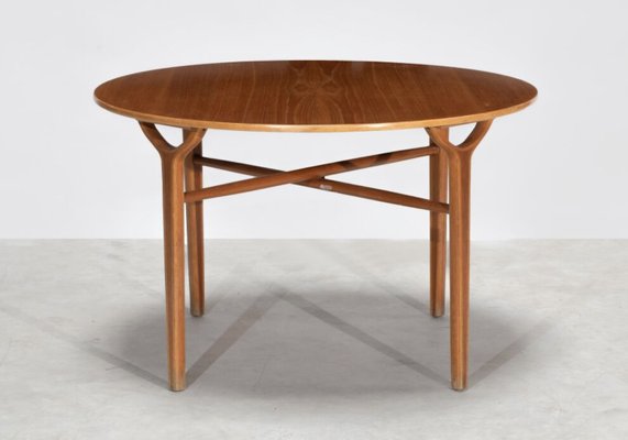 Circular Model 6900 Coffee Table attributed to Peter Hvidt & Olga Molgaard-Nielsen for Fritz Hansen, 1960s-OJI-2023735