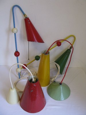 Circus Nr. 5 Ceiling Lamp, 1950s-SZW-837553