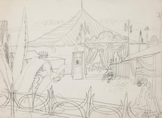 Circus - Original Pencil on Paper - 1948 1948