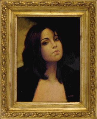 Ciro Pace, Portrait, 1990s, Oil on Canvas, Framed-VHF-1090038