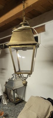 City Lantern in Brass and Glass-IYK-1727875