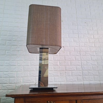 City Scape Table Lamp in the style of Paul Evans for Maison Jansen, 1970s-FRB-1795638