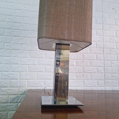 City Scape Table Lamp in the style of Paul Evans for Maison Jansen, 1970s-FRB-1795638