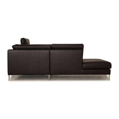 CL 650 Corner Sofa in Anthracite Leather from Erpo