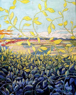 Claire Denarie-Soffietti, Through the Grapevine, 2019, Acrylic on Canvas-CHG-2031208