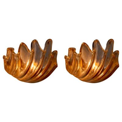 Clamshell Sconces by Barovier E Toso, Set of 2-WN-1342635