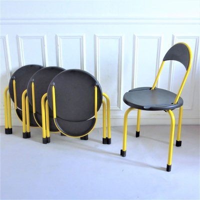 Clark Folding Chairs by Lucci & Orlandini for Lamm, 1980s, Set of 4-MA-888470