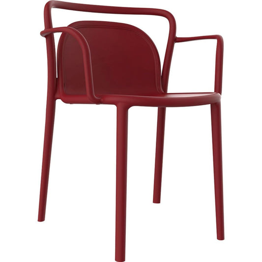 Classe Burgundy Chairs by Mowee, Set of 4