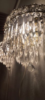 Classic Crystal Wall Lights, France, 1950s, Set of 2-RGF-1449196