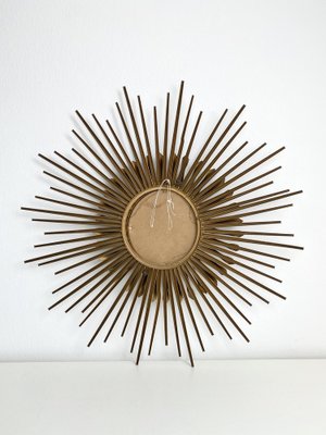 Classic Sun Mirror in Gold Metal-KKG-1319918