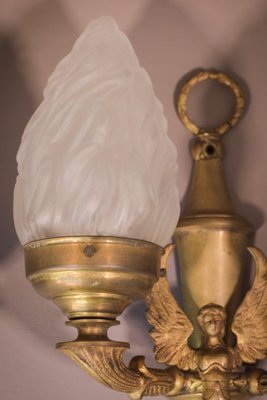 Classical Style Wall Lamps With Angels, Set of 2-AOI-1145668