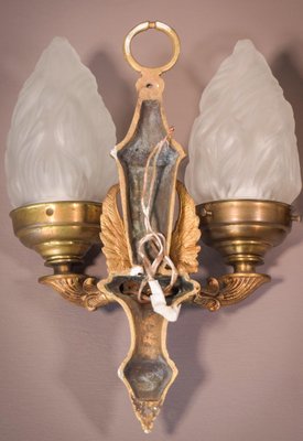 Classical Style Wall Lamps With Angels, Set of 2-AOI-1145668