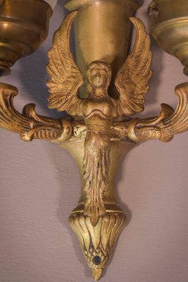 Classical Style Wall Lamps With Angels, Set of 2-AOI-1145668