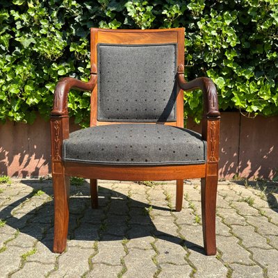 Classicism Armchairs in Walnut, Set of 2-ALF-2033474