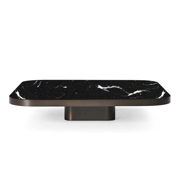 Bow Coffee Table No. 4 - Square Brass Coffee Table by Classicon