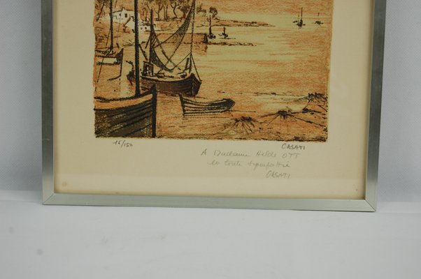 Claude Casati, Lithograph, Coast of the City-ZYI-954694