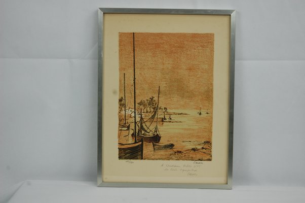 Claude Casati, Lithograph, Coast of the City-ZYI-954694