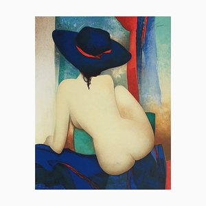 Claude Gaveau, Drap Bleu, 1999, Lithograph-FMZ-1344822