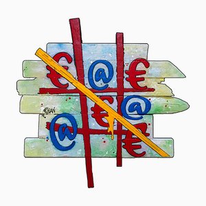 Claude Gean, Hashtag gagnant, 2022, Oil & Acrylic on Wood-QNR-1194757