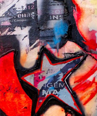 Claude Gean, Streetstars, 2022, Aerosol Paint, Acrylic, Ink on Canvas-QNR-1272678