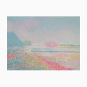 Claude Manoukian, L’arbre Rose, Lithograph-KHH-1202616