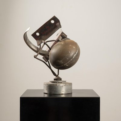 Claude Viseux, Abstract Sculpture, Late 20th Century, Steel-VJZ-1378851